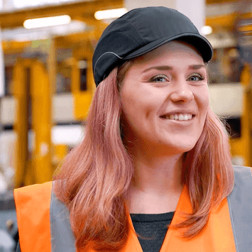 Besuch in der Werkstatt:
Franziska nimmt dich mit