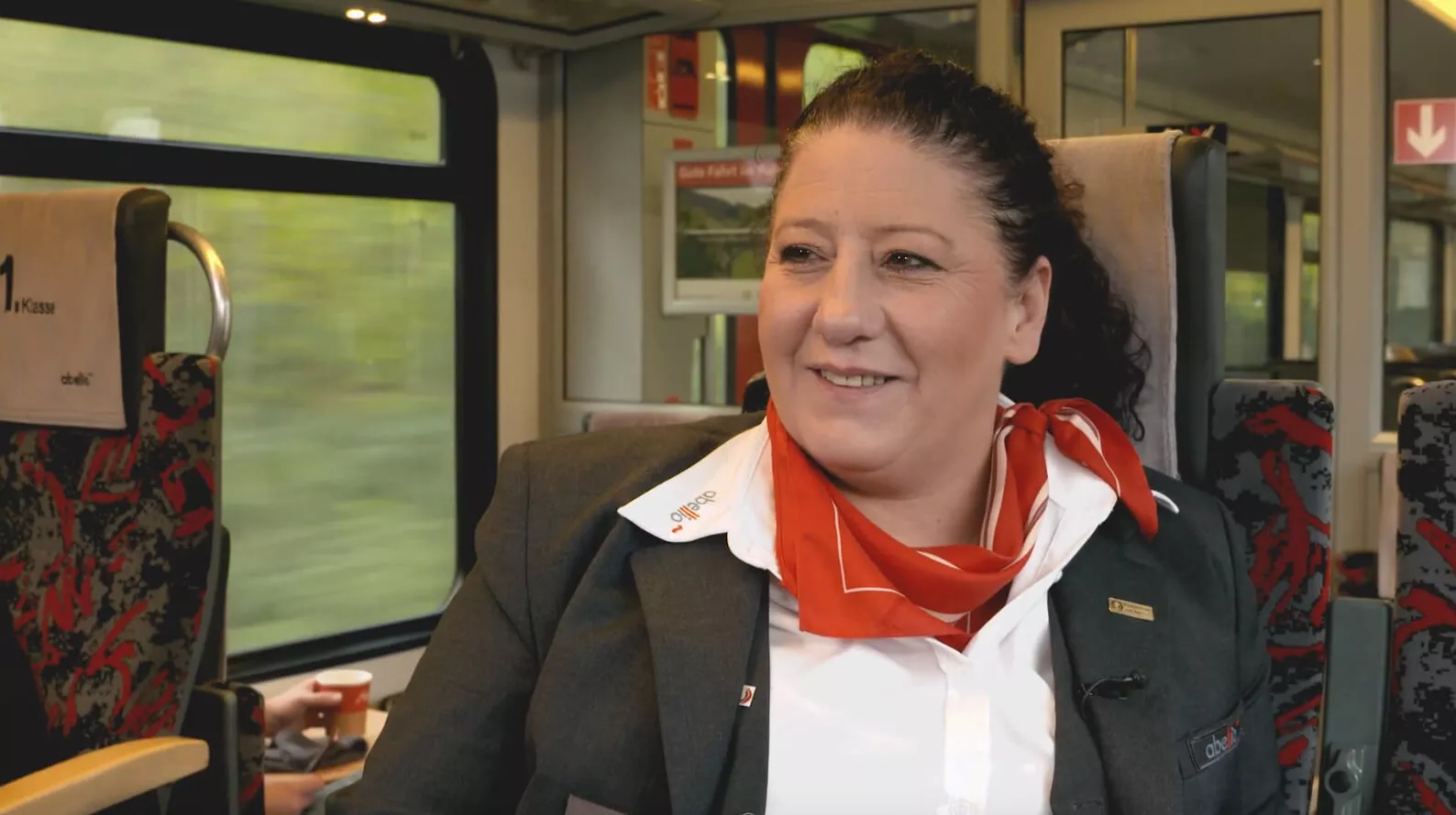 Screenshot aus dem Interview mit Le­na-​So­phia Nobbe.