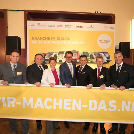 Unterzeichnung der Agenda Bahnen NRW